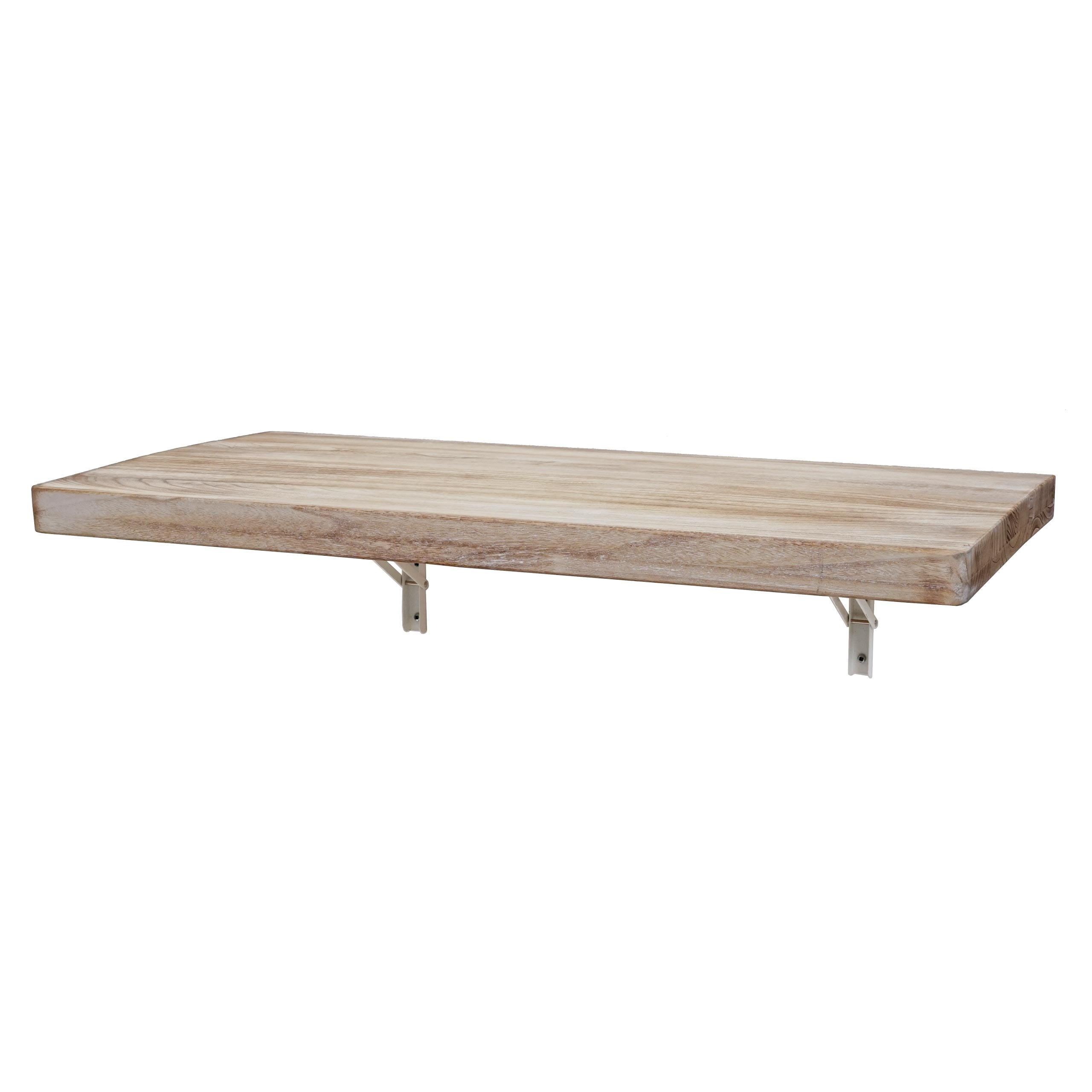WANDTISCH KLAPPBAR rechteckig Braun, Beige - Beige/Braun, Holz (120/20/60cm) - MCW