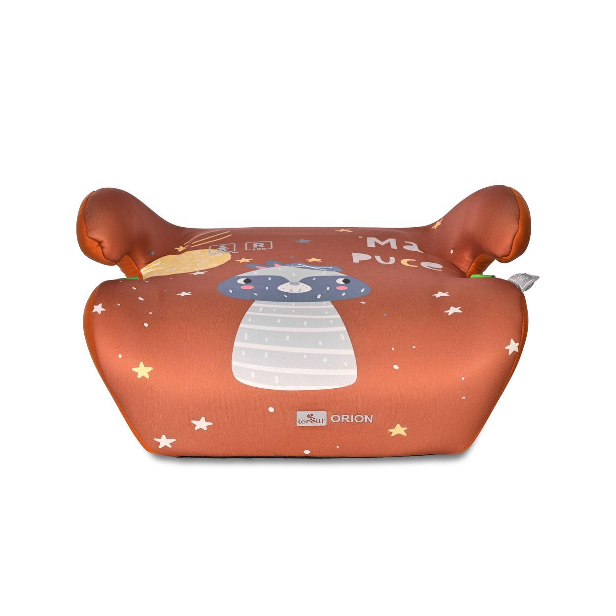 KINDERSITZE i-Size Orion orange (125-150cm) Boostersitz, Bezug waschbar - Orange, Kunststoff (41/20/37cm) - Lorelli