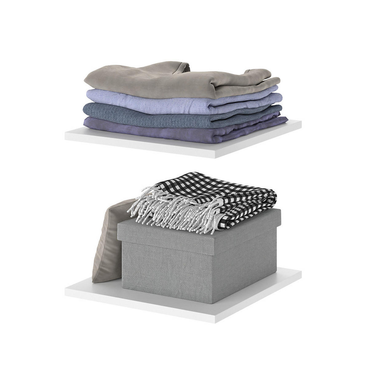 POLICE Claus Bílá - bílá, kompozitní dřevo (35.4/1.6/36.3cm) - Vicco