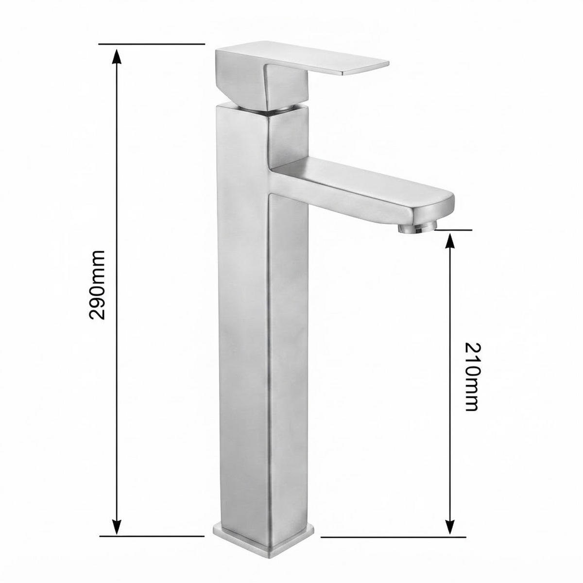 BADEZIMMERARMATUR , 29*5cm, silber. - Silberfarben, Metall (25/7/19cm) - Vallsero