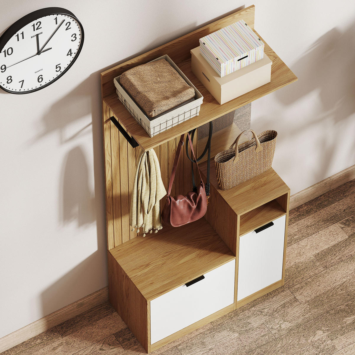 GARDEROBE DE-17896 Eiche - Eichefarben, Holzwerkstoff (36/168/80cm) - ComfortXL