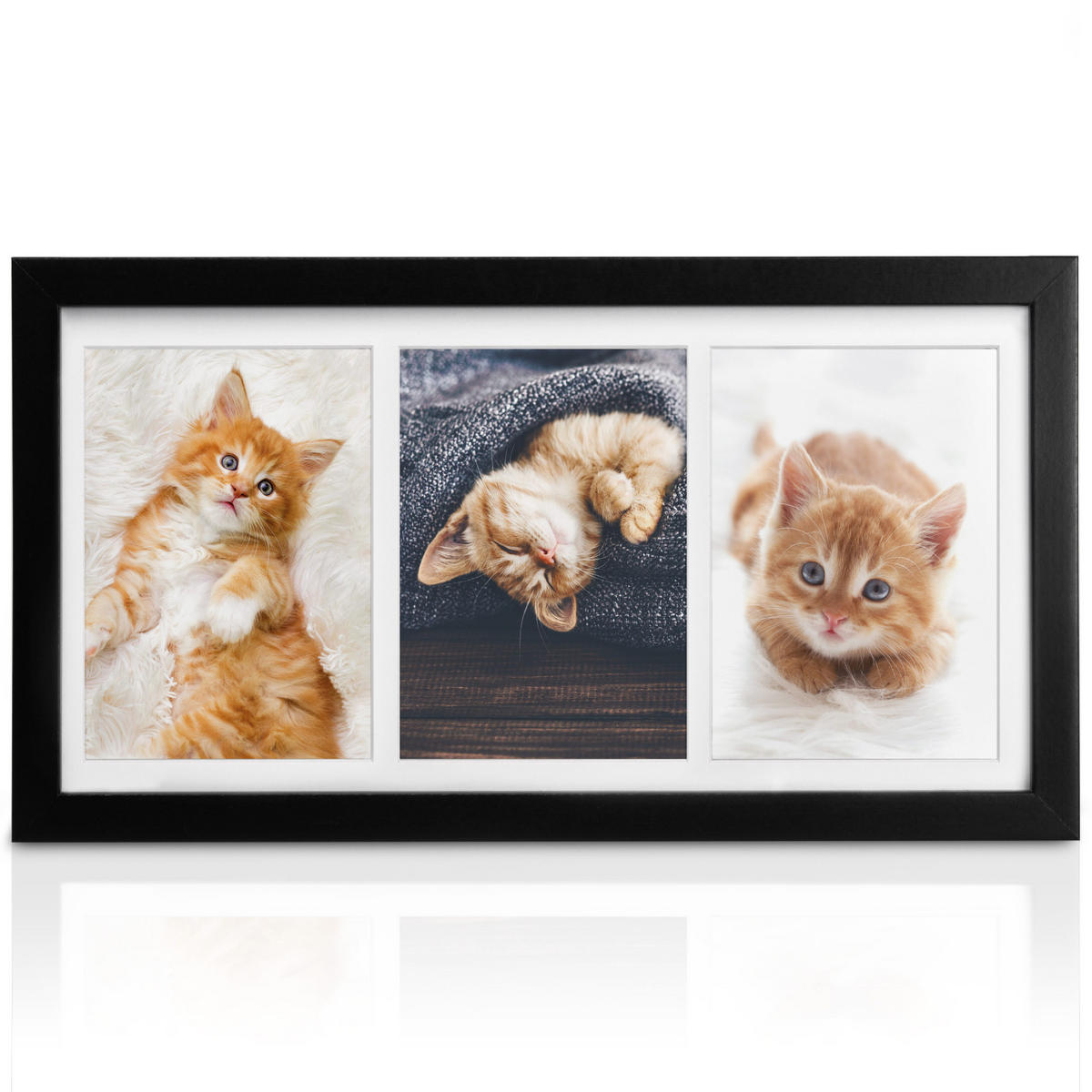 BILDERRAHMEN Galeria 13x18cm Schwarz - Schwarz, Holzwerkstoff (25/2/52cm) - BoMoe