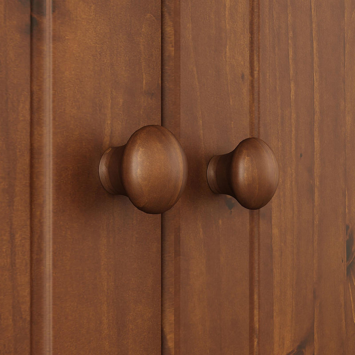 SEKRETÄR DAVID Kastanie - Kastanienfarben, Holz (38/82/117cm) - IDIMEX