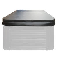 OUTDOOR WHIRLPOOL BEACH - Anthrazit, Kunststoff (155/10/210cm) - Home Deluxe