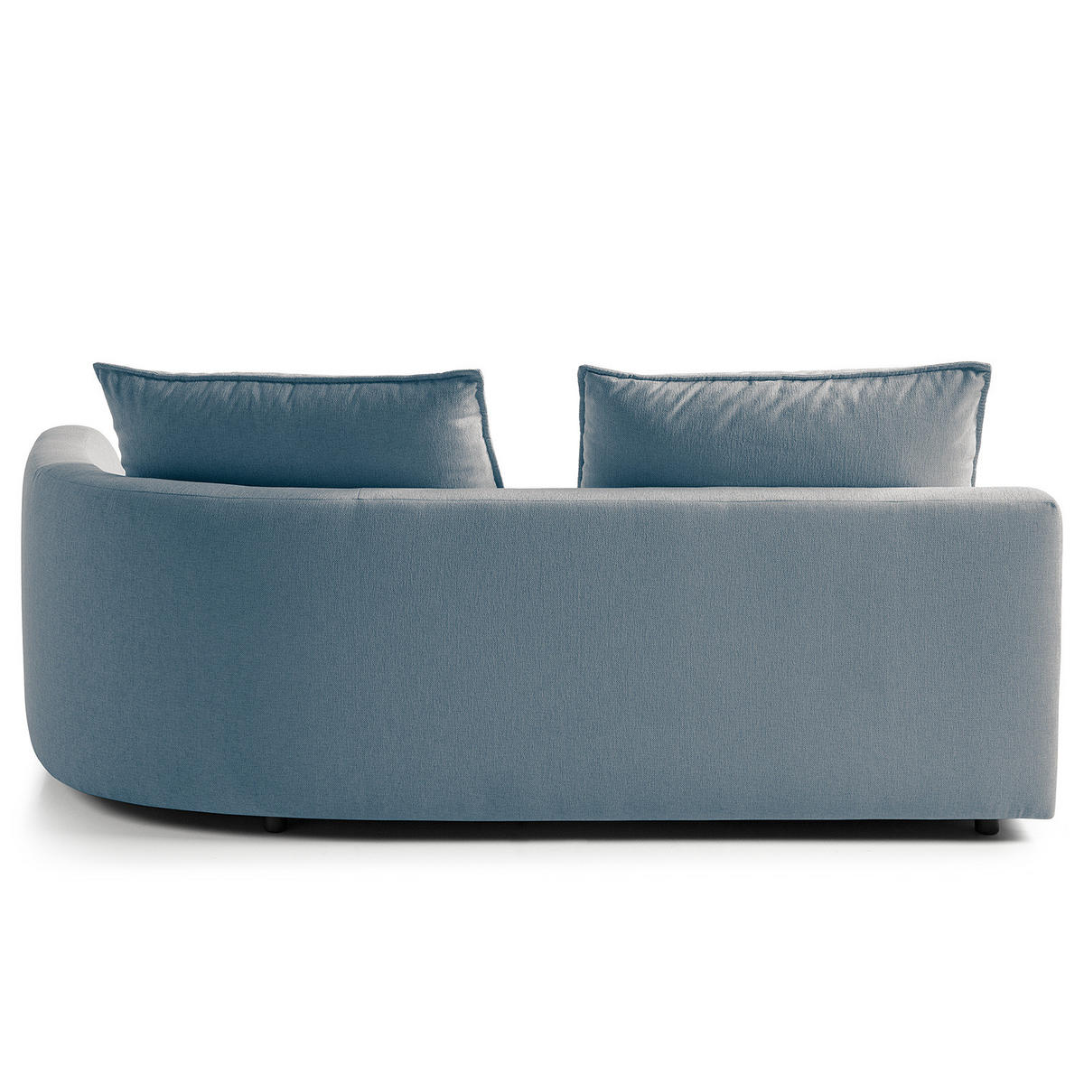 OTTOMANE - modular - Blau/Schwarz, Kunststoff/Textil (196/82/146cm) - home24