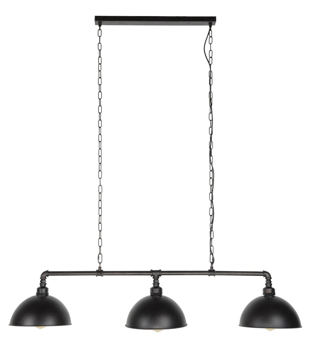 HÄNGELEUCHTE Tube Grau 118/25/ 150 cm - Grau, Metall (118/25/150cm) - Hoyz Collection