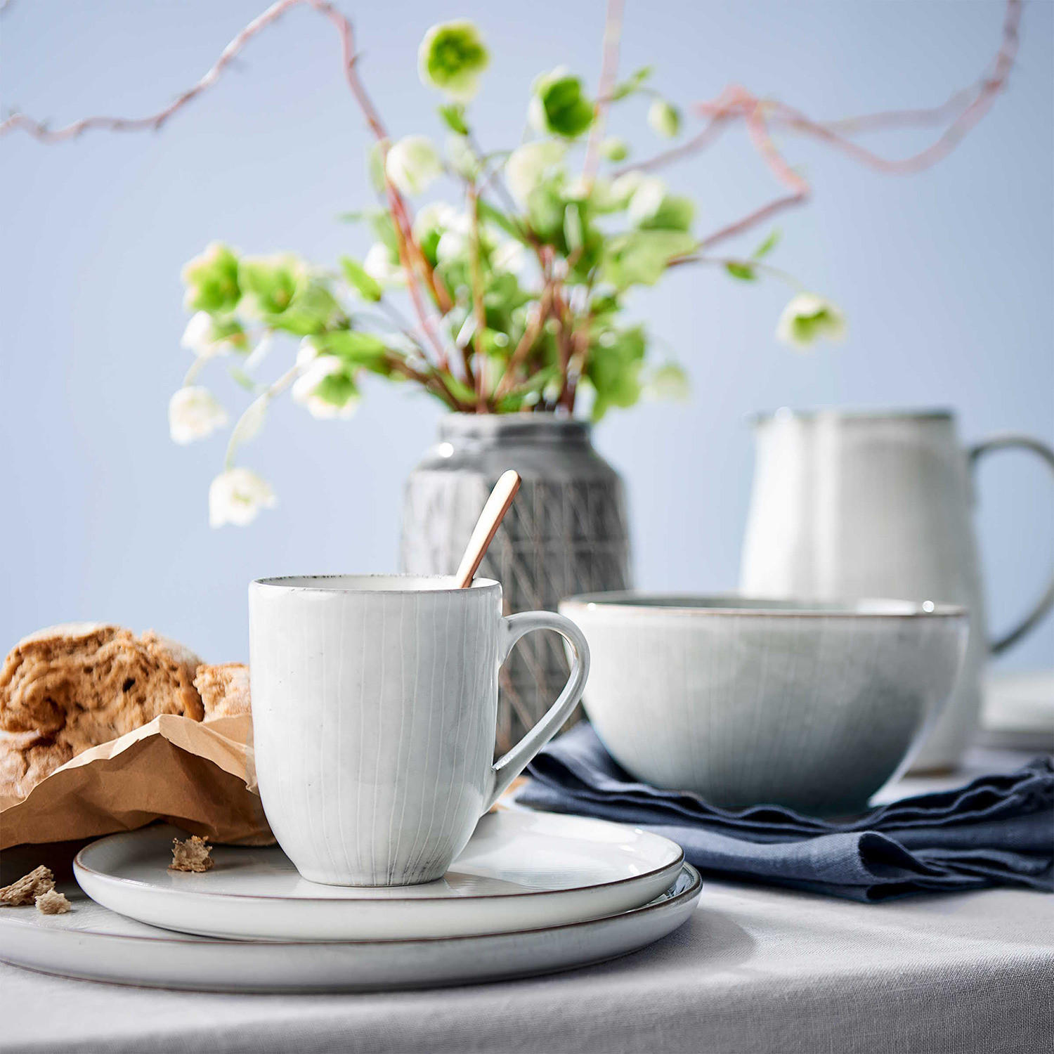 Thumbnail - Butlers Tassen, Grau, Keramik, Kaffee & Tee, Tassen, Kaffeetassen