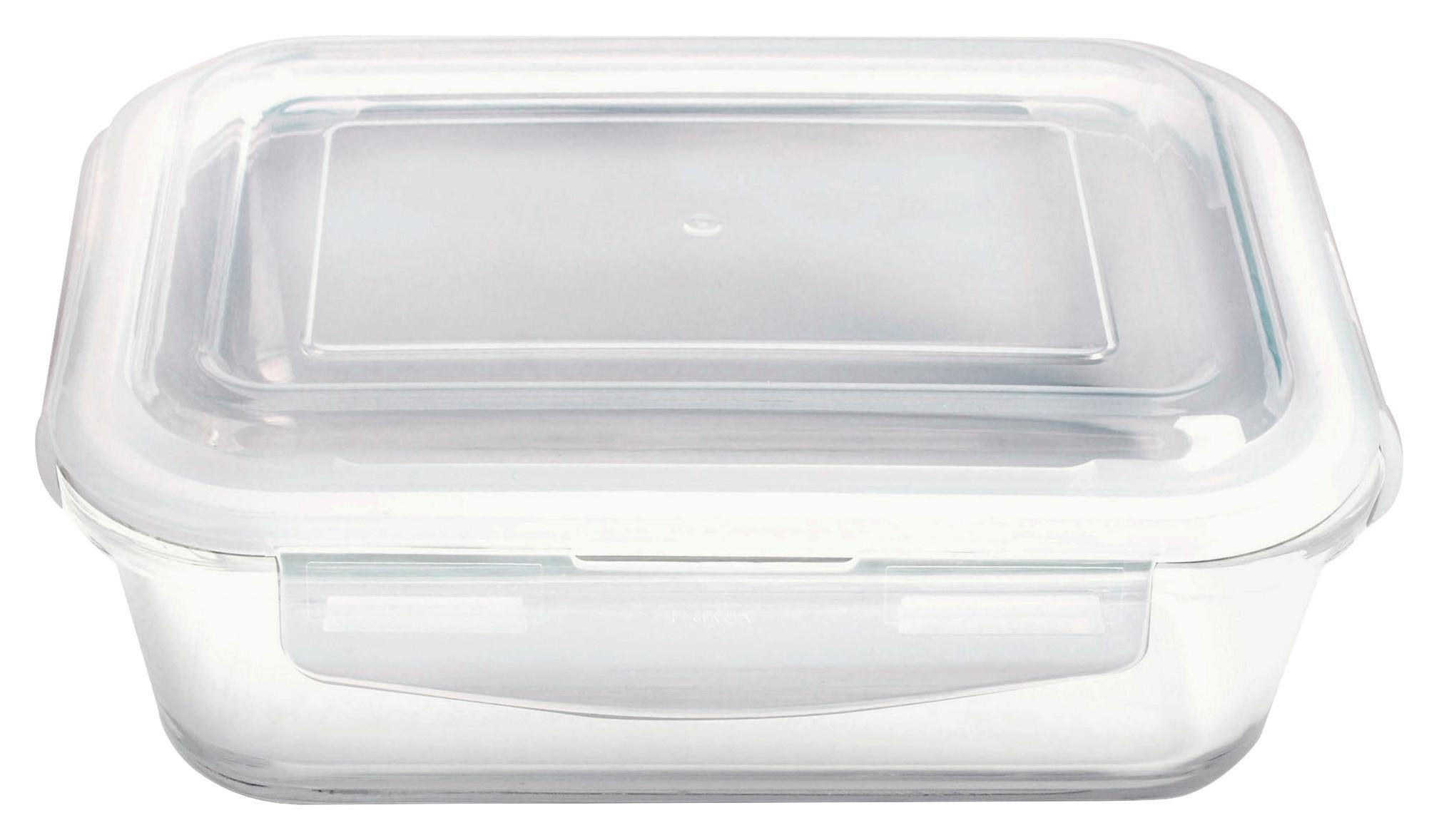 FRISCHHALTEDOSE Fresh ca. 600 ml - Klar, Glas (17.9/13.3/6.7cm) - Mömax