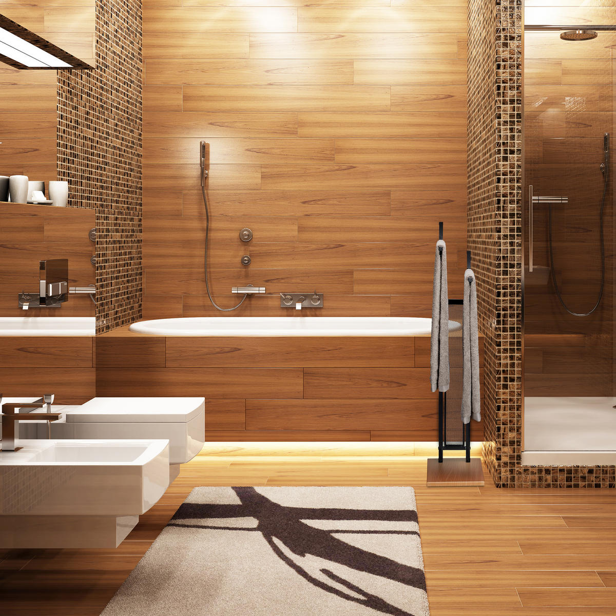 HANDTUCHSTÄNDER - Schwarz, Holzwerkstoff/Metall (40/88/20cm) - Relaxdays