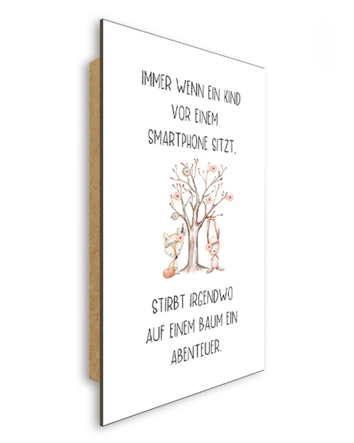 BILD 29x41 cm Kinderzimmer Spruchbild - Beige, Holzwerkstoff (29/41/2cm) - artissimo