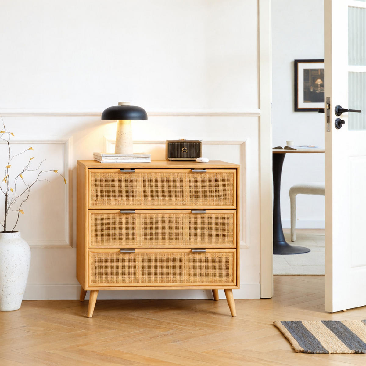 KOMMODE Rechteckig Braun 75 x 35 x 78 cm - Braun, Holz (75/78/35cm) - Nordlys