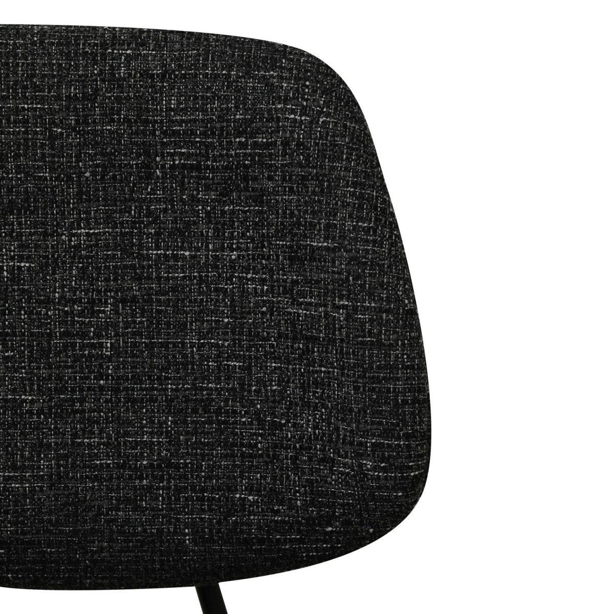 DREHSTUHL höhenverstellbar in Webstoff Schwarz - Schwarz, Textil/Metall (60/82/57cm) - Furnhouse