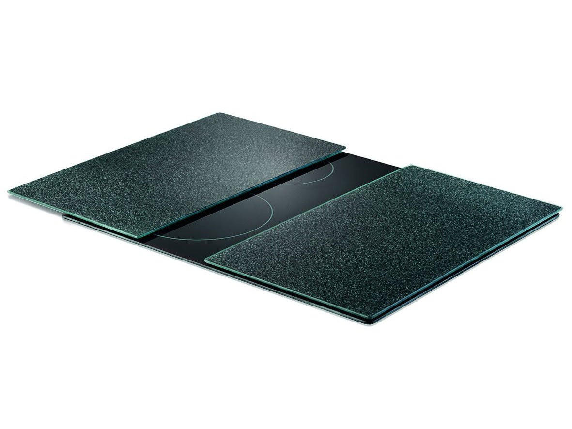 Zeller Herdabdeck-/Schneideplatten Anthrazit 30x0.5x52 cm