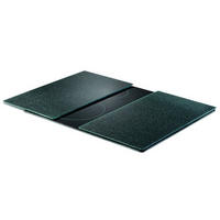 HERDABDECK-/SCHNEIDEPLATTEN 2-er Set 52/30/0,5 cm - Anthrazit, Glas (30/0.5/52cm) - ZELLER