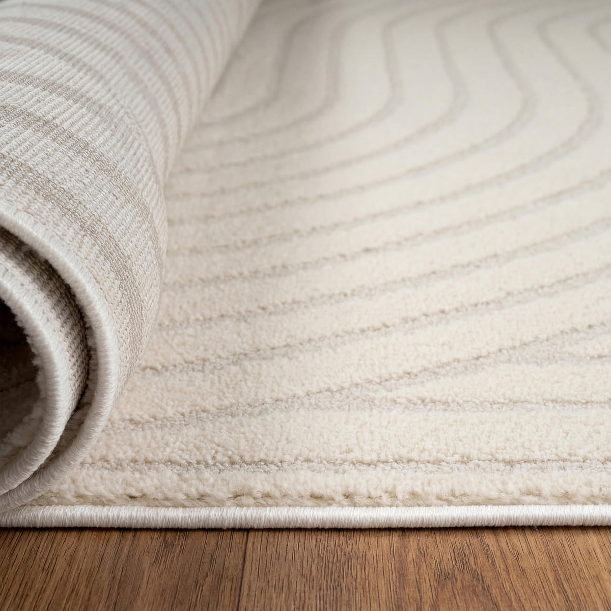 KURZFLORTEPPICH 200/280 cm Aura 701 - Creme, Textil (200/280cm) - Paco Home