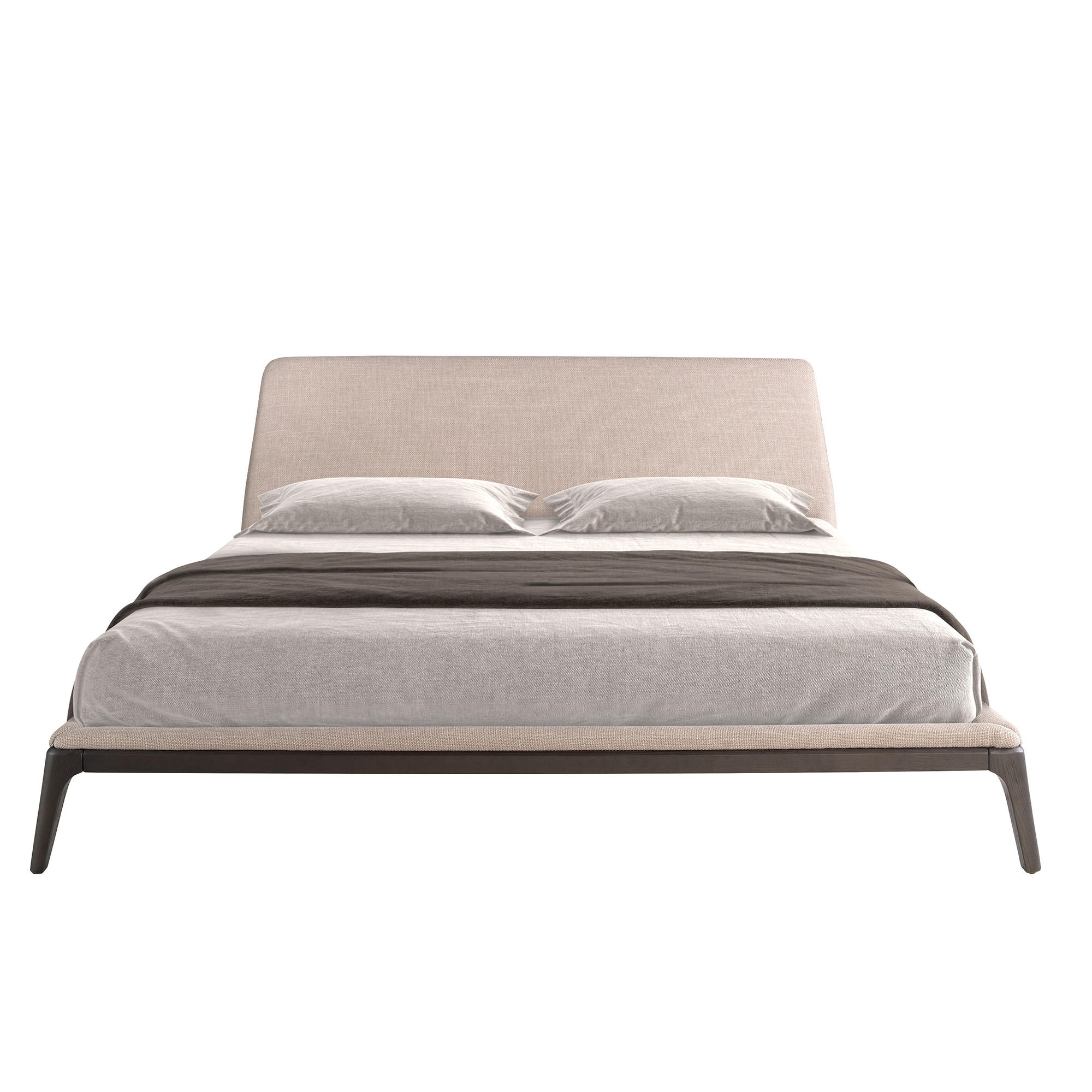 BETT Rechteckig Grau Schwarz 192/230/101 cm - Schwarz/Grau, Textil (180/200cm) - ANGEL CERDA