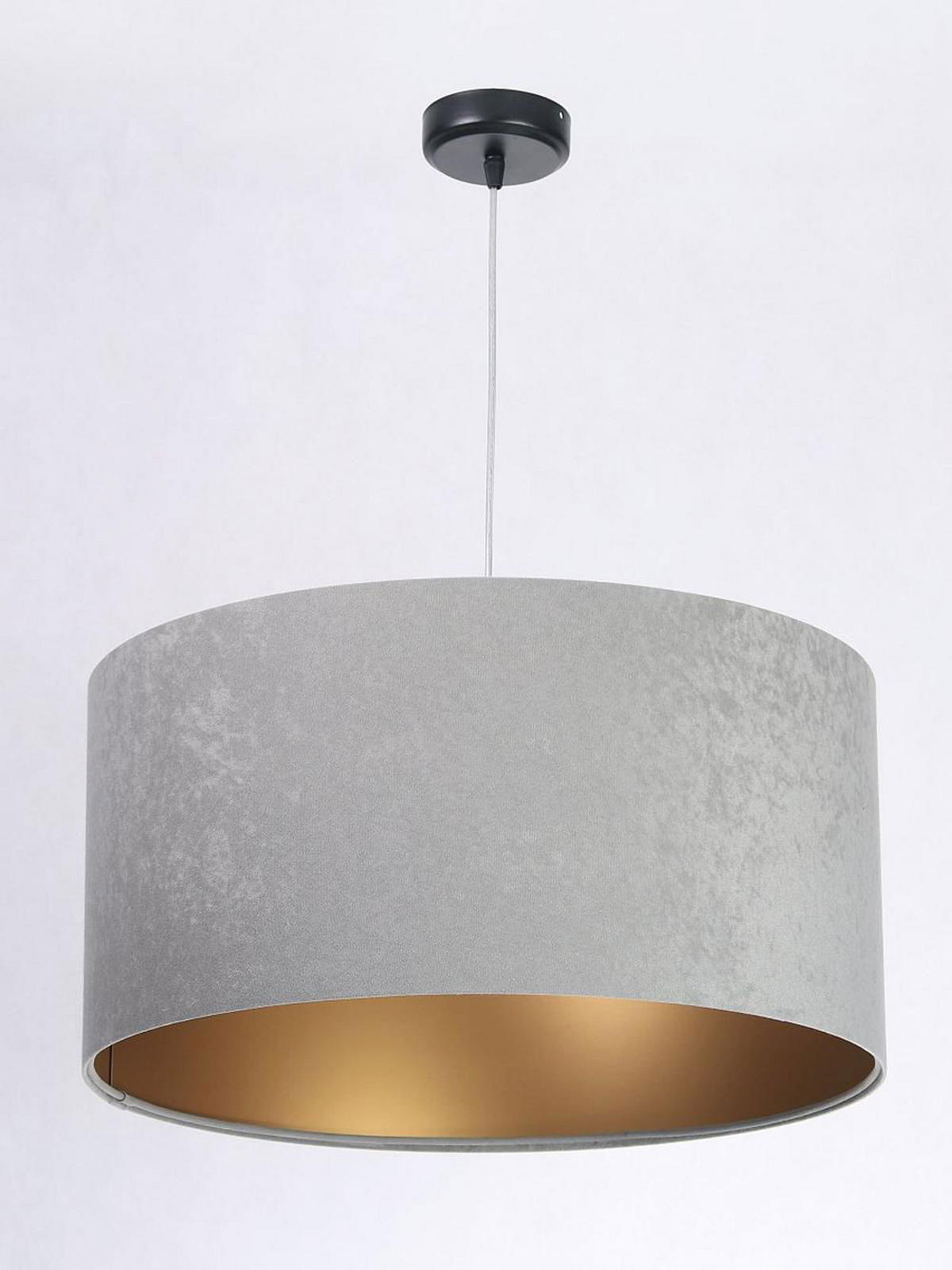 HÄNGELEUCHTE Grau 60/30 cm - Goldfarben/Grau, Kunststoff (60/1.1/30cm) - ONZENO