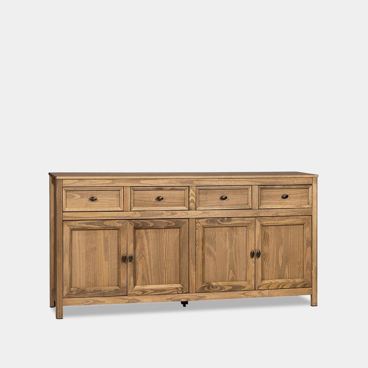 ANRICHTE NIEDRIGE Serena Natürlich 180 cm x 82 cm - Naturfarben, Holz (180/82/39cm) - Klast Home