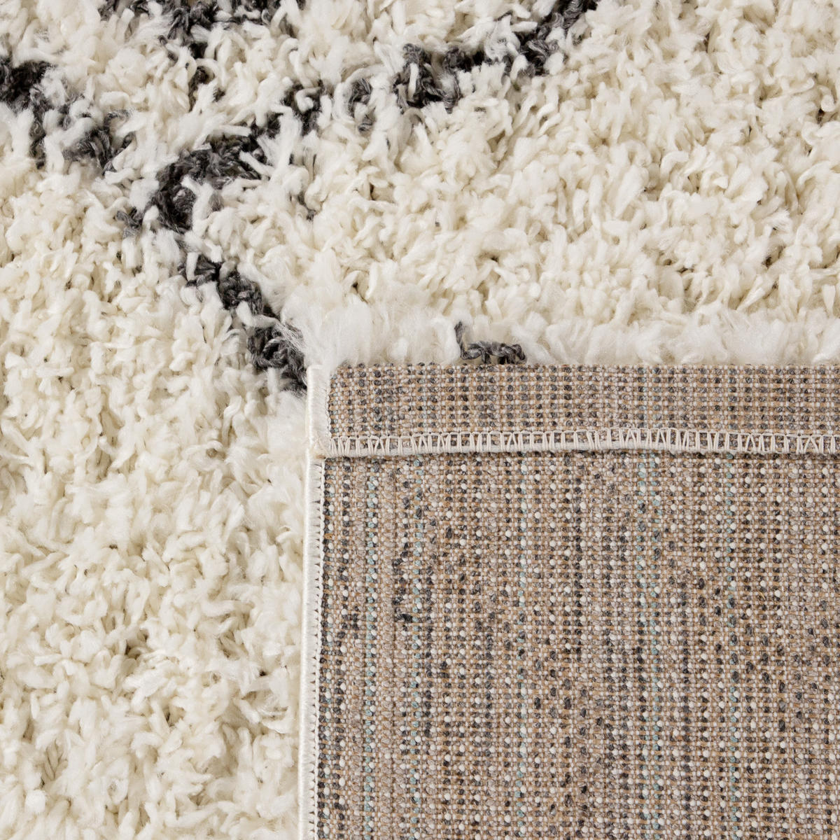 HOCHFLORTEPPICH 200/200 cm Kalmar 448 - Anthrazit, Textil (200/200cm) - Paco Home