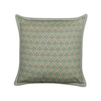 DEKOKISSEN Olivgrün 45/45 cm Pictus - Olivgrün, Naturmaterialien/Textil (45/45cm) - Beliani