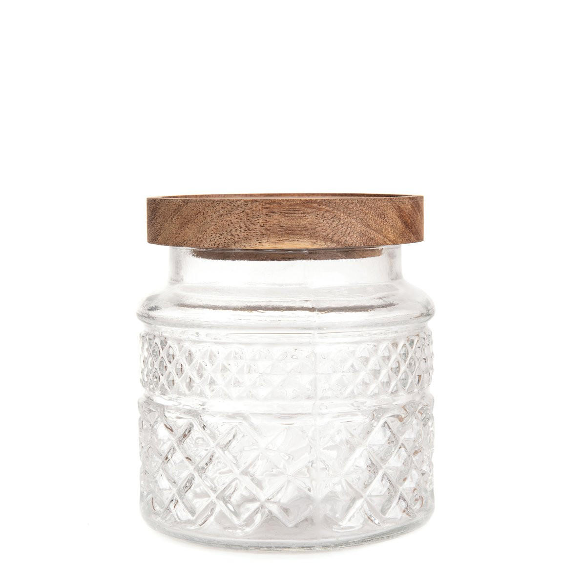 BEHÄLTER Moladri 0,6 l 4er-Set - Transparent, Glas (11/12/11cm) - Homla