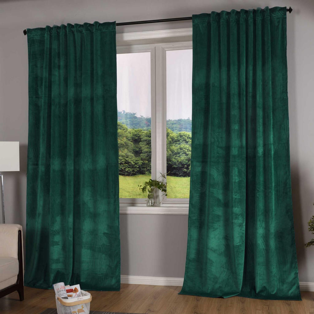 Thumbnail - Gardinenbox Vorhang, Grün, Textil, 135x280 cm, Oeko-Tex® Standard 100, Wohntextilien, Gardinen & Vorhänge, Fertiggardine...