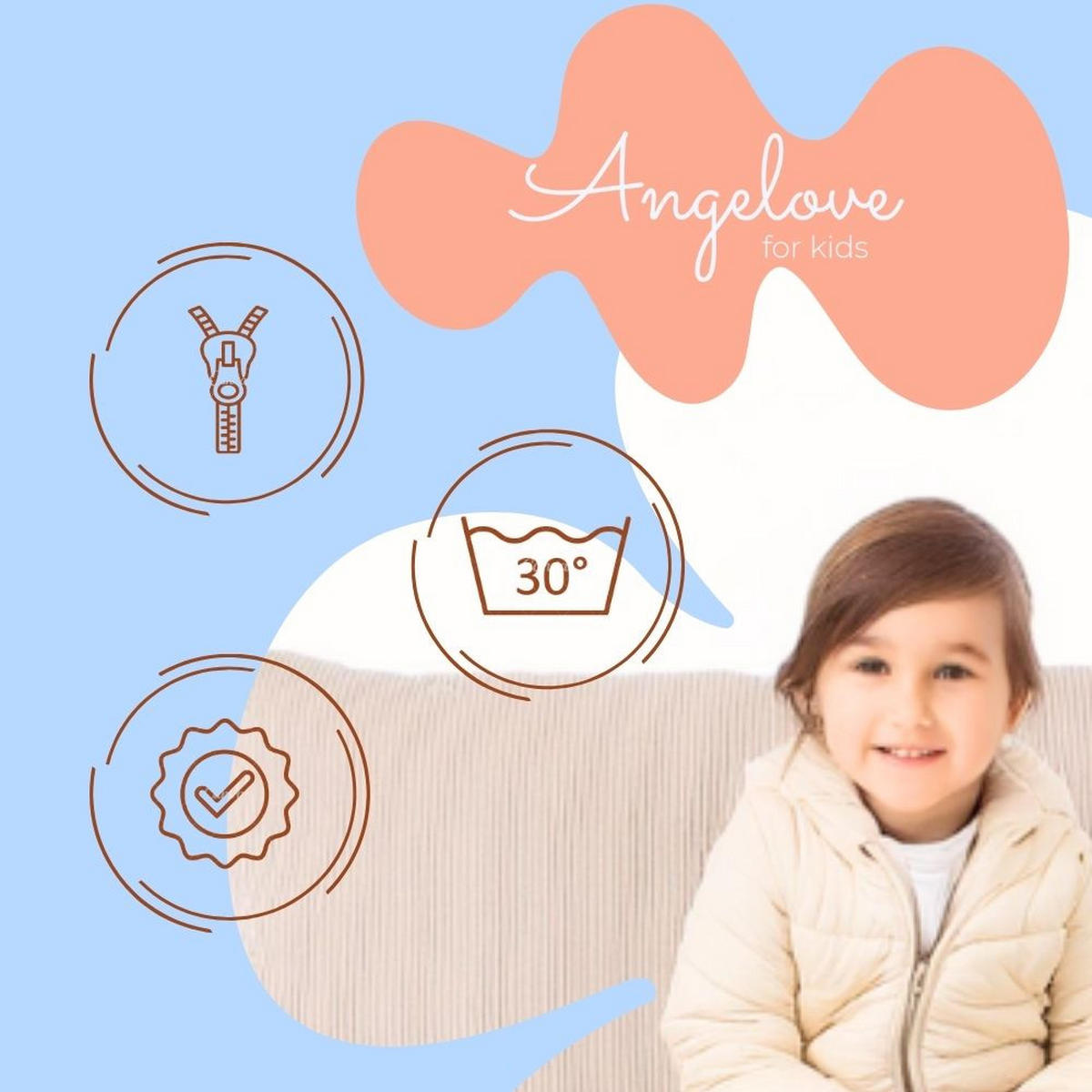 KINDERSESSEL, Angelove, Cordsamt, Beige - Beige, Textil (80/24/80cm)