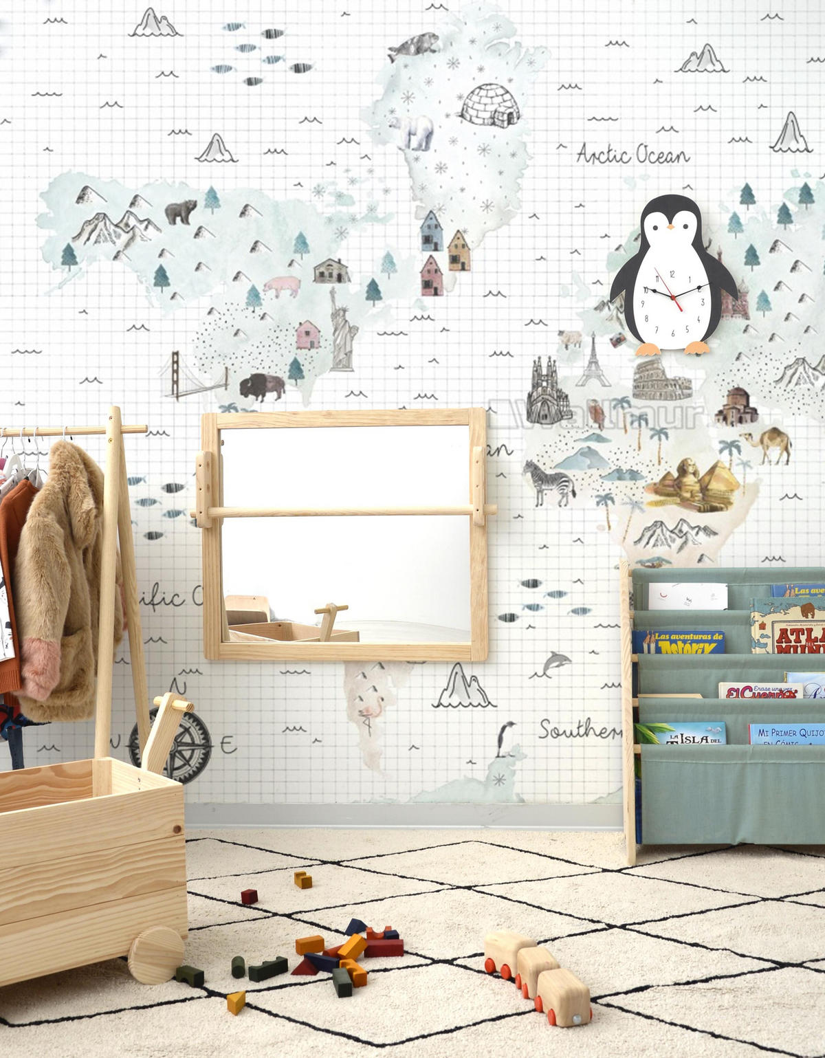 SPIEGELAUS Kiefernholz in Naturholzfarbe MONTESSORI - Beige, Holz (75/90cm) - RNT By Really Nice Things