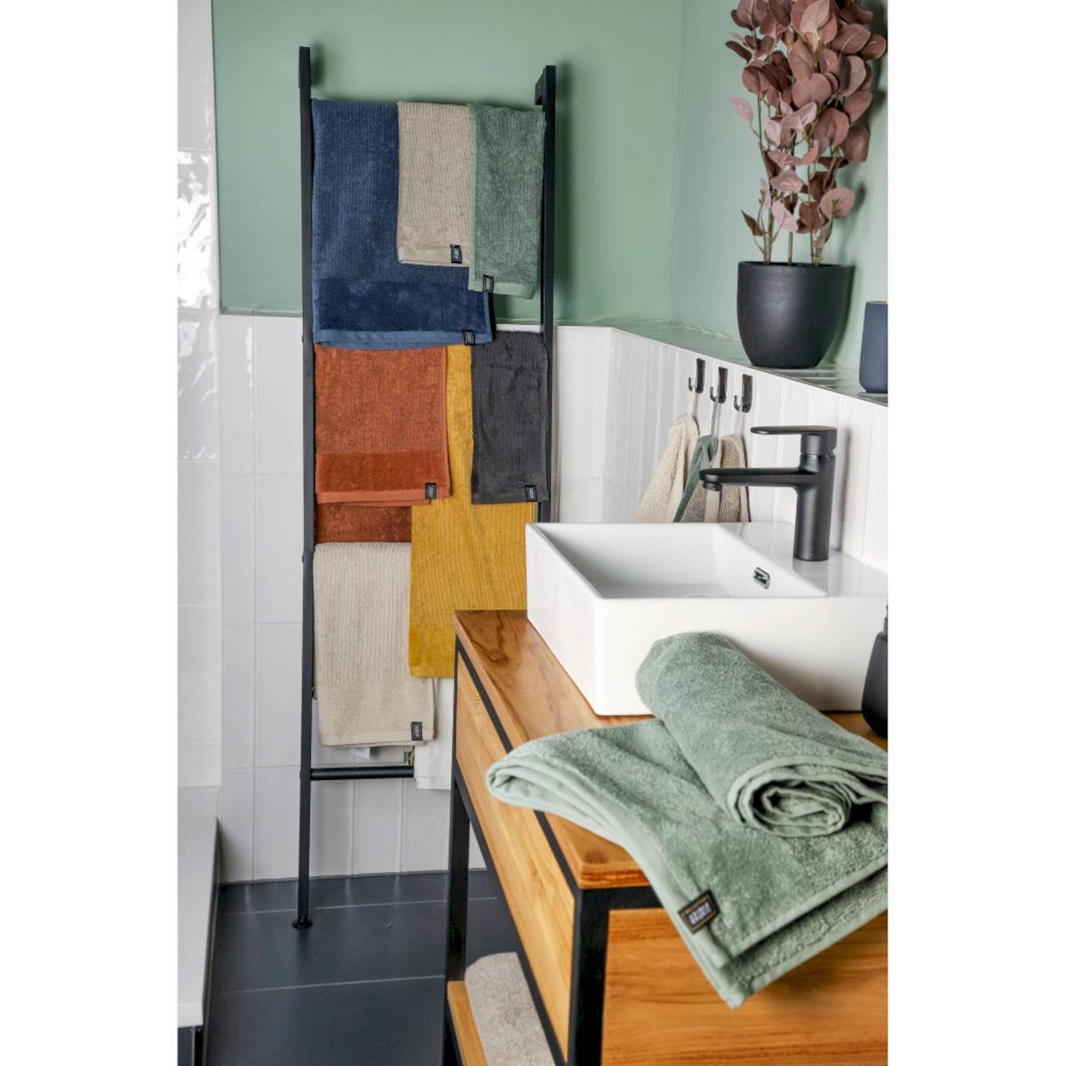 WASCHHANDSCHUH SENSE-6 - Anthrazit, Textil (16/21cm) - Schöner Wohnen