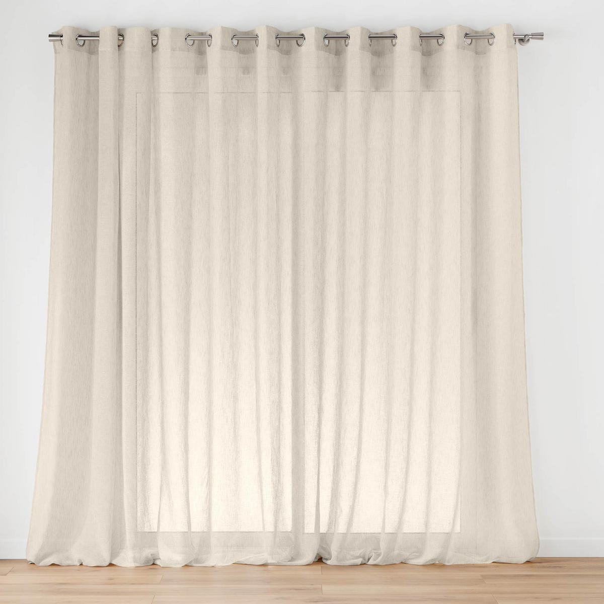 VORHANG Carlin Leinenoptik - Beige, Textil (240/400cm) - Douceur d´intérieur