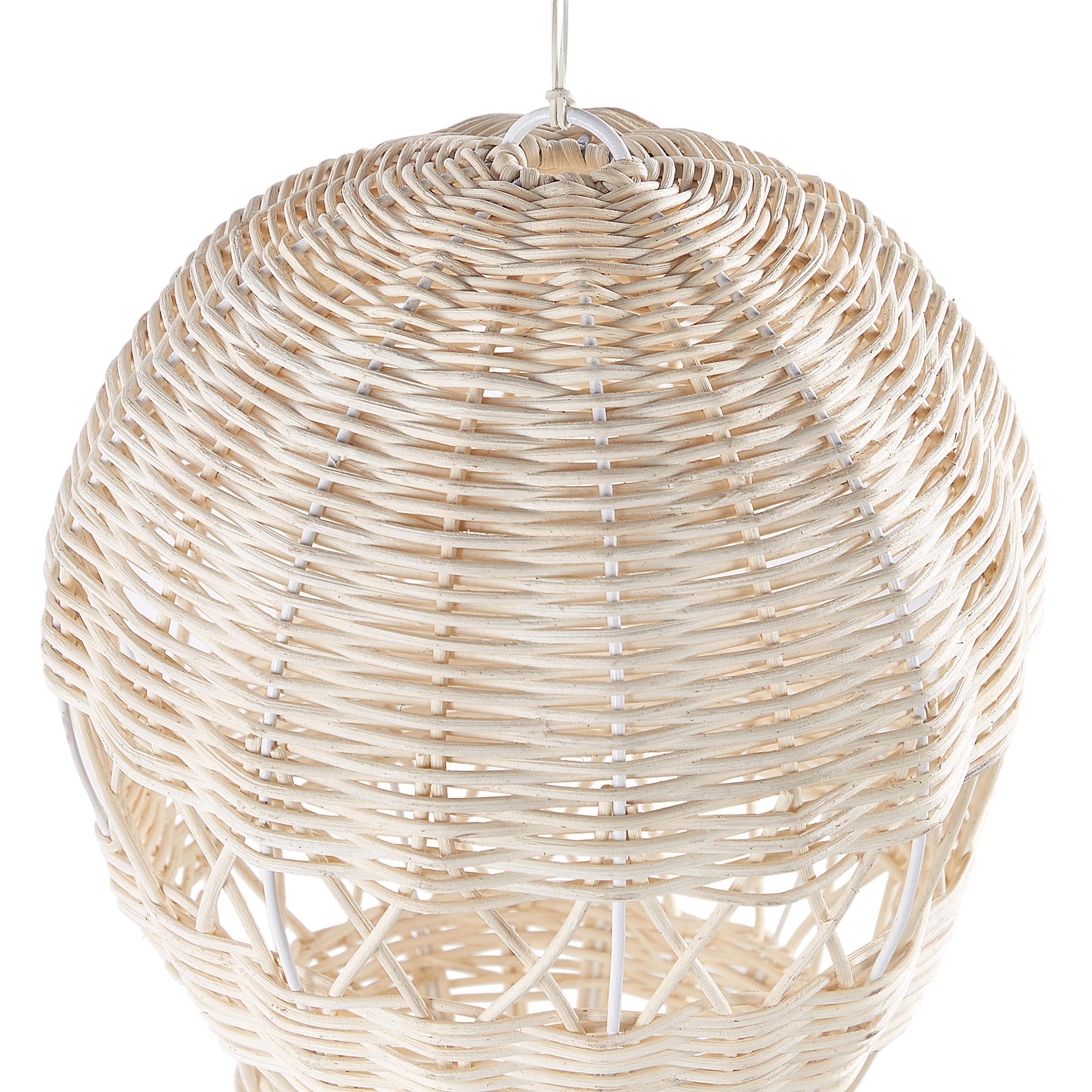 WANDDEKORATION Rattan natürlich Bemba - Naturfarben, Naturmaterialien (23/60/23cm) - Beliani