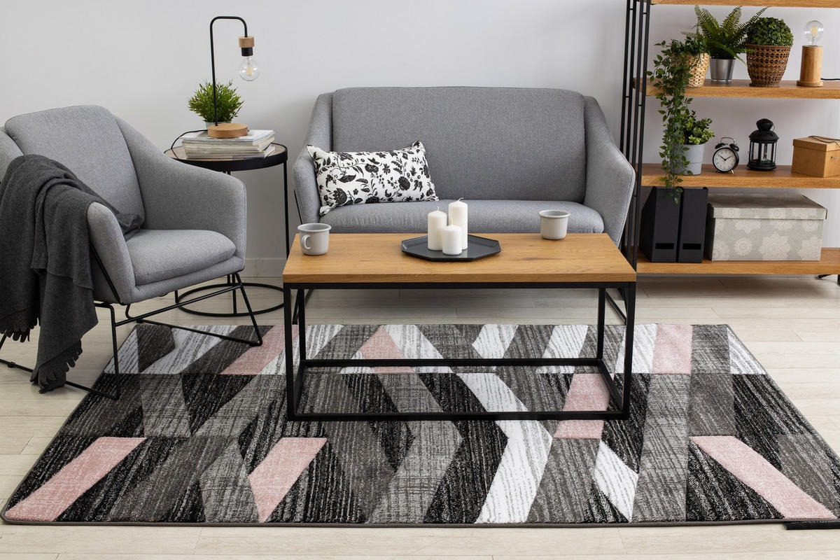 TEPPICH Alter 280/370 cm - Pink, Textil (280/370cm) - rugsX