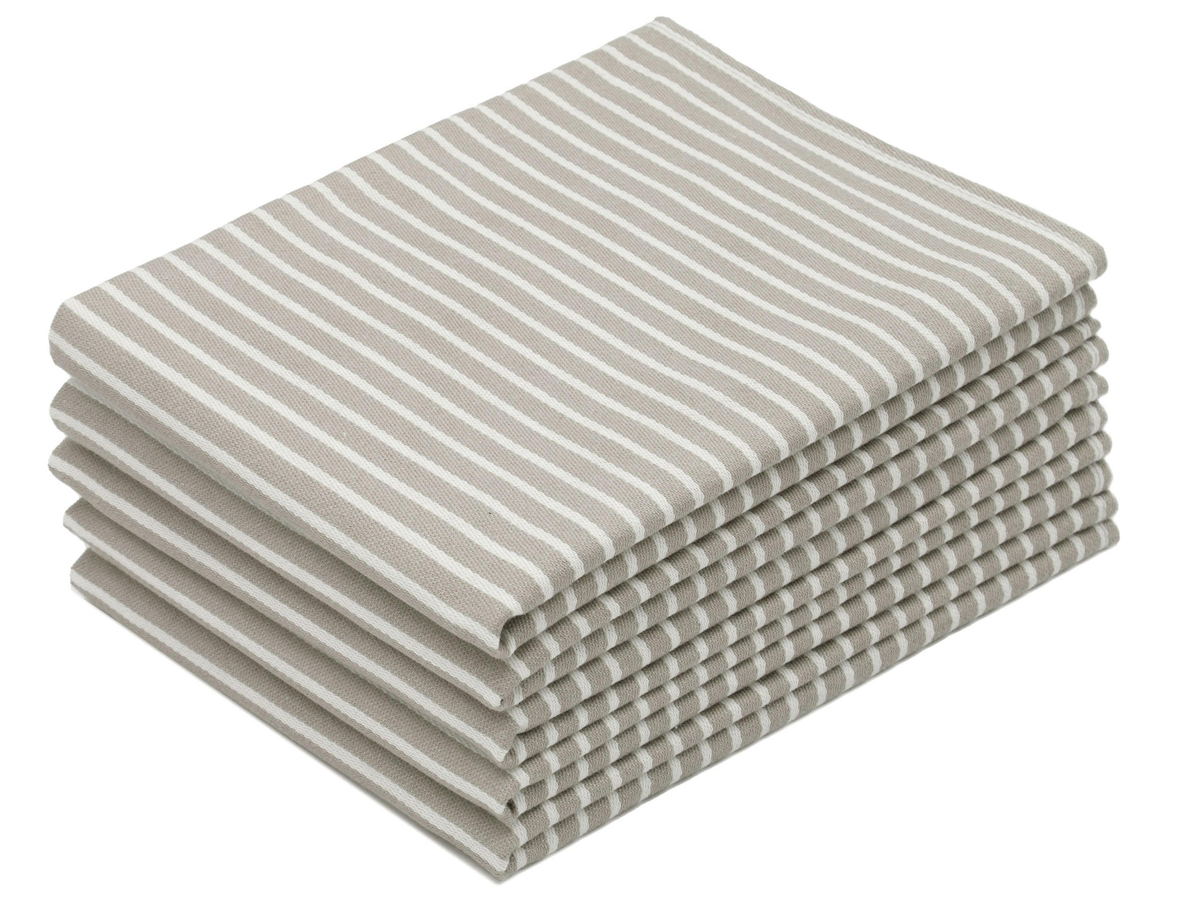 GESCHIRRTÜCHER, 5er-Set, 100% Baumwolle - Taupe, Textil (50/70cm) - Zollner