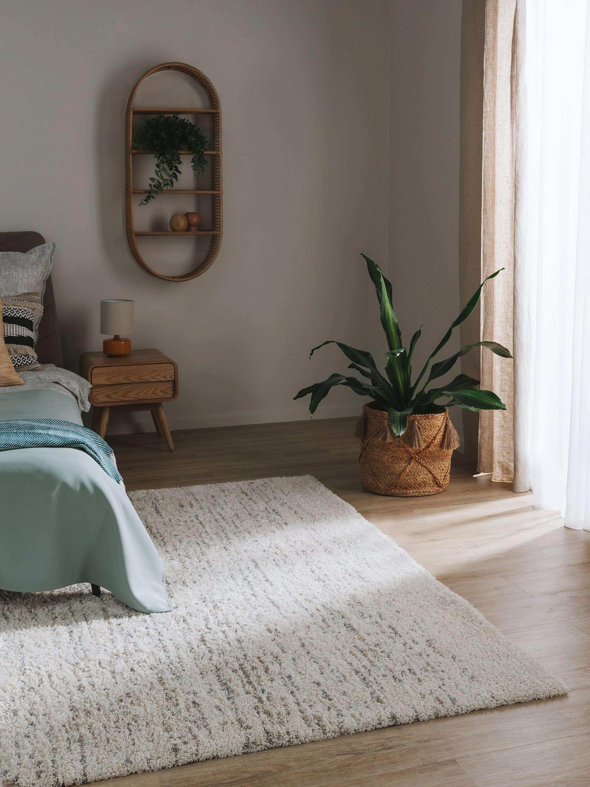 HOCHFLORTEPPICH Gobi Cream/Beige 240x340 cm - Creme, Textil (240/340cm) - benuta Nest
