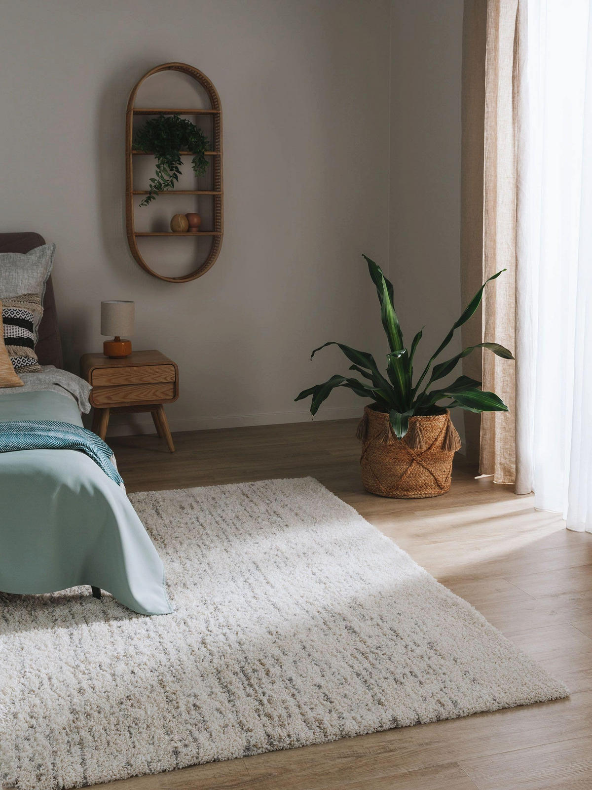 HOCHFLORTEPPICH Gobi Cream/Beige 240x340 cm - Creme, Textil (240/340cm) - benuta Nest