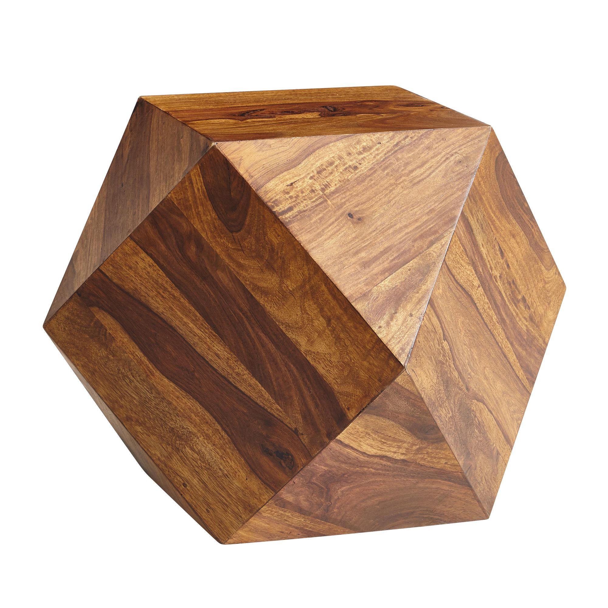 tinkaro Couchtisch Braun 57x42.5x57 cm