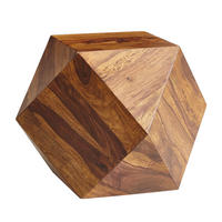COUCHTISCH BATUN Sheesham Sofatisch - Braun, Holz (57/57/42.5cm) - tinkaro