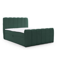 BOXBETT Denis - Grün, Holzwerkstoff/Textil (140/200cm) - Fun Möbel