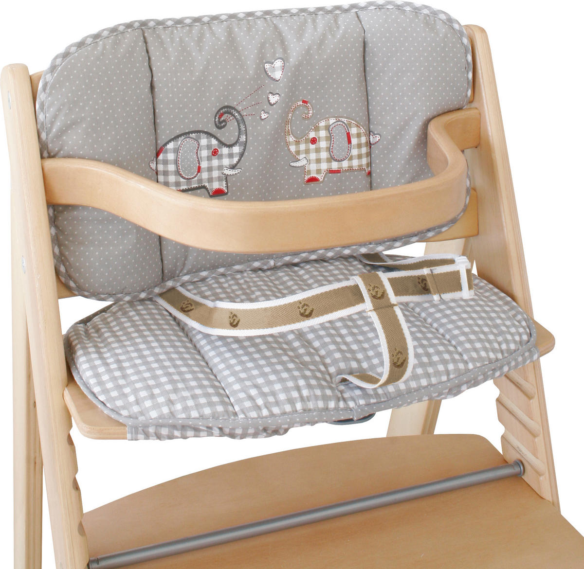 HOCHSTUHL-SITZVERKLEINERER 2-teilig Jumbo twins grau - Grau, Textil (27/59/43cm) - Roba