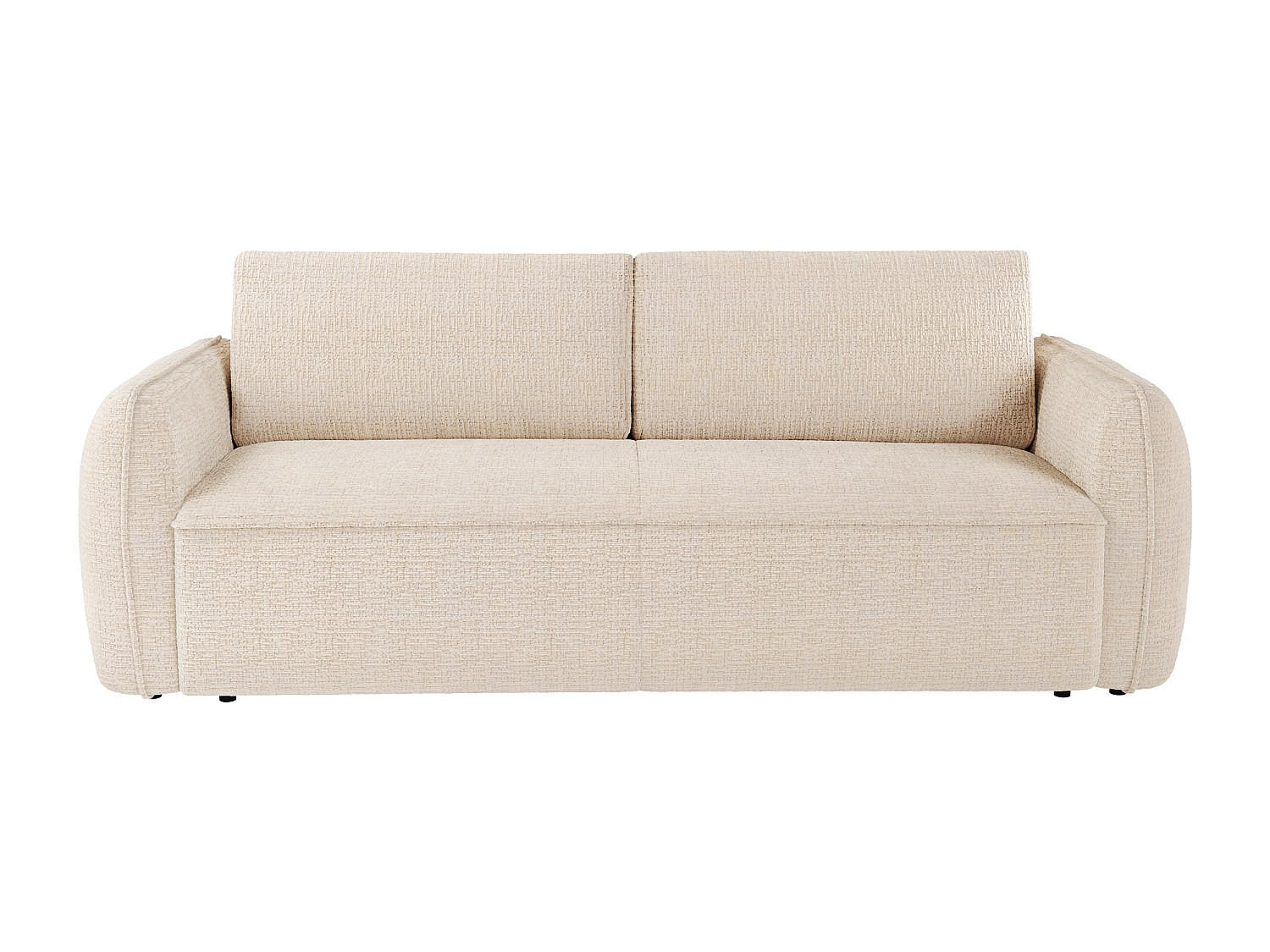 SCHLAFSOFA - 3 Personen - Stoff - Beige - - Beige, Textil (208/81/103cm) - Vente-Unique