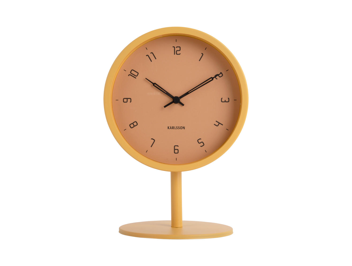 TISCHUHR Stark Gelb 1.2/15/22.5 cm - Gelb, Metall (15/22.5/1.2cm) - Karlsson