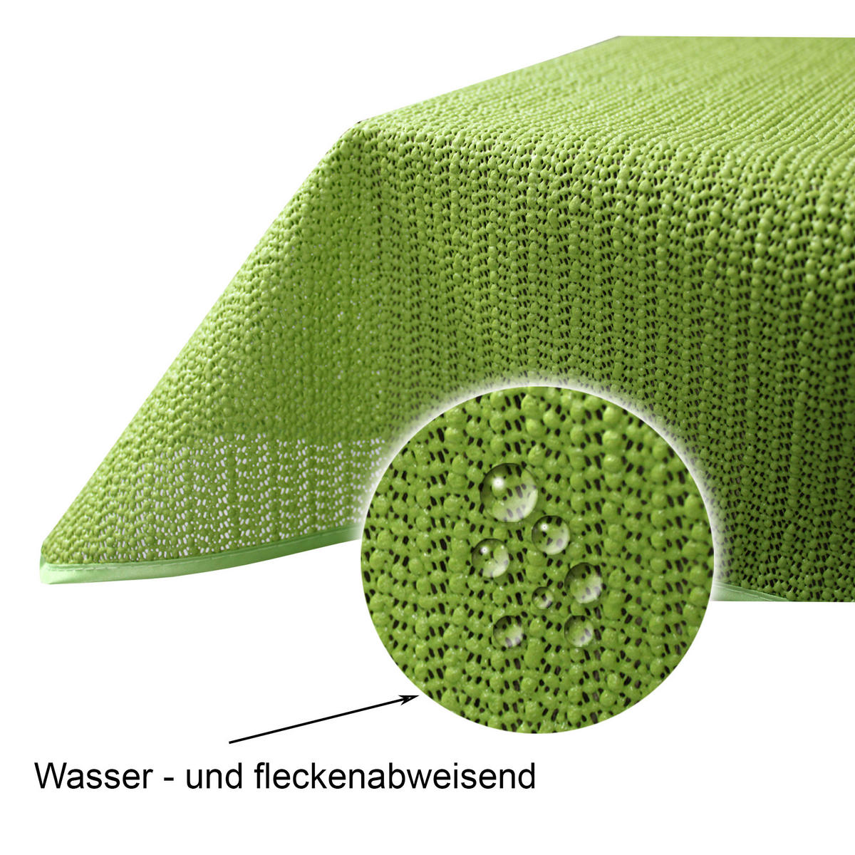 TISCHDECKE Outdoor rechteckig 130/220 cm Grün - Grün, Kunststoff (130/220cm) - TiborTex