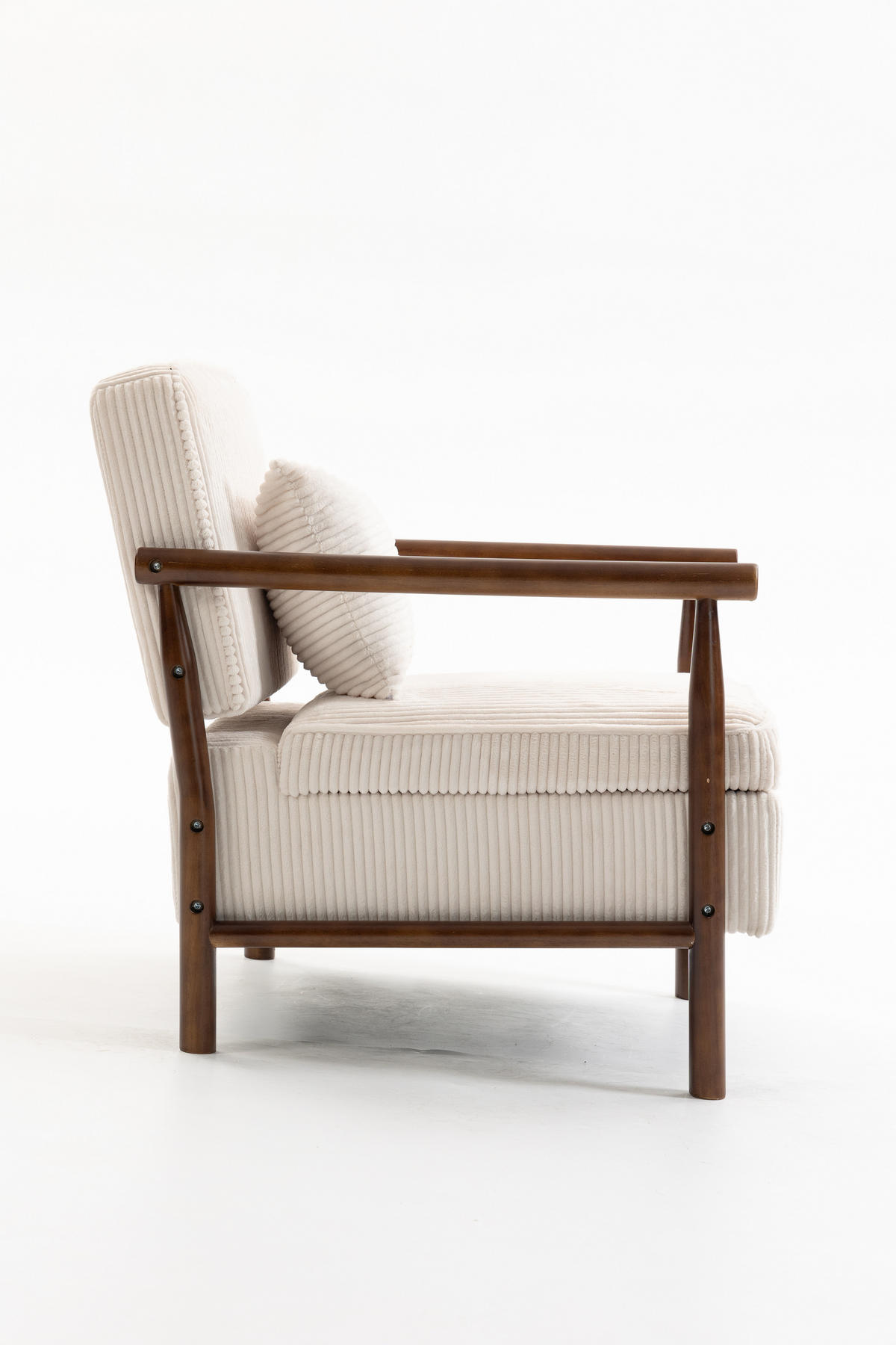 SESSEL Akzentstuhl mit Lendenpolster, DE-42320, Weiß - Weiß, Holzwerkstoff (66/73/83cm) - ComfortXL