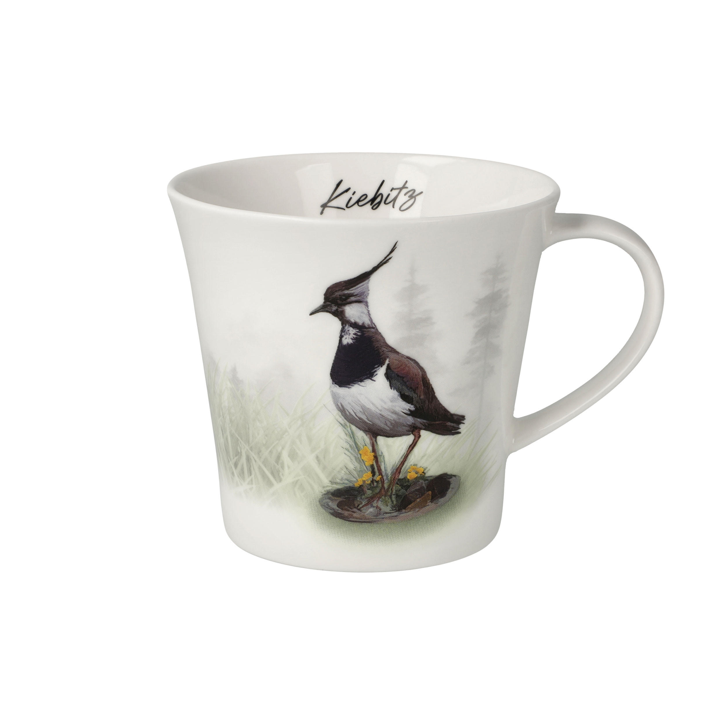 TEETASSE Vogel des Jahres 2024 Kiebitz, Fine Bone China, Bunt, 350 ml - Multicolor, Keramik (0.35L) - Goebel