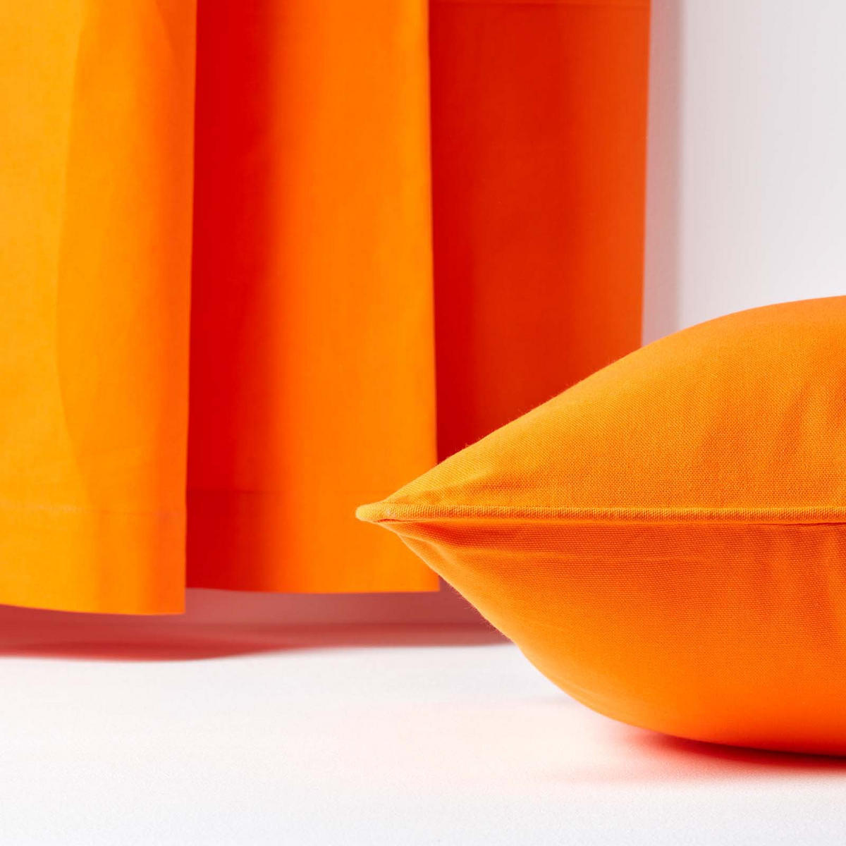 KISSENHÜLLE orange 30/50 cm, 100% Baumwolle - Orange, Textil (30/50cm) - Homescapes