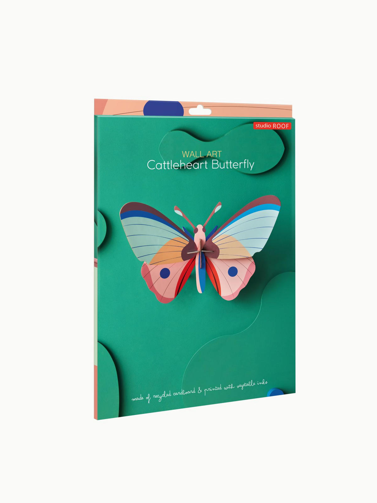 WANDDEKO Regenbogen-Flattern 12/22 cm - Multicolor, Wellpappe (12/22/33cm) - KUNSTLOFT