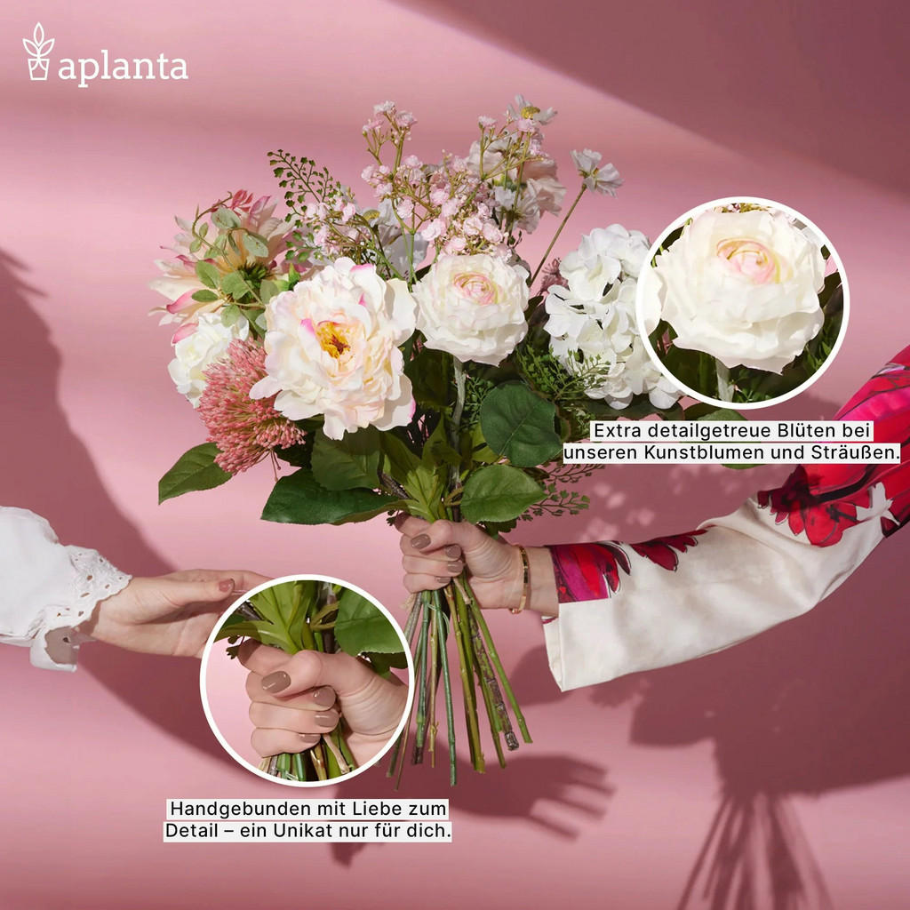 Thumbnail - aplanta Bougainvilleen, Lila, Kunststoff, 100 cm, Dekoration, Kunstblumen