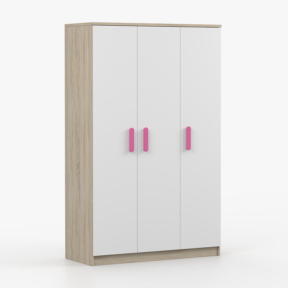 imoebel24 Kleiderschrank Sonoma Eiche 120x194x50 cm