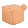 POUF Orange Alipur - Orange, Textil (40/40/40cm) - Beliani