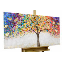 ÖLGEMÄLDE 120/60 cm - Multicolor, Holz/Textil (1.62/60cm) - KUNSTLOFT